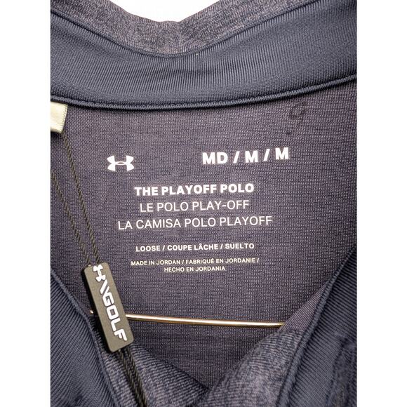 NWT Under Armour UA Playoff 3.0 Men's Polo in Midnight Navy size Medium - Picture 7 of 8